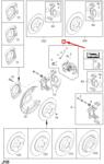 Original Psa Etrier frana axa spate stanga ORIGINAL PSA / PEUGEOT / CITROEN / DS / OPEL / GM 95516266 (95516266)