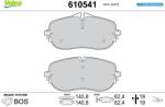 VALEO Set placute frana VALEO 610541 (610541)