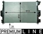 MAHLE Radiator, racire motor MAHLE CR 2121 000P (CR 2121 000P)