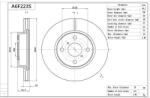 AISIN Disc frana AISIN A6F223S (A6F223S)