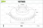 VALEO Disc frana VALEO 197065 (197065)