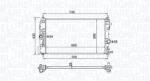 Magneti Marelli Radiator, racire motor MAGNETI MARELLI 350213206500 (350213206500)