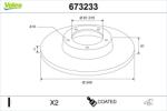 VALEO Disc frana VALEO 673233 (673233)