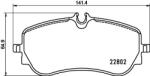 HELLA Set placute frana HELLA 8DB 355 037-751 (8DB 355 037-751)