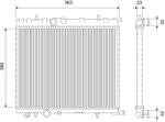 VALEO Radiator, racire motor VALEO 701103 (701103)