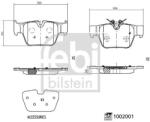 Febi Bilstein Set placute frana FEBI BILSTEIN 1002001 (1002001)