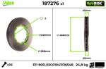 VALEO Disc frana VALEO 187276 (187276) - fixbox