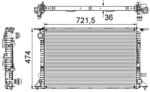 MAHLE Radiator, racire motor MAHLE CR 911 000S (CR 911 000S)