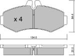 AISIN Set placute frana AISIN BPMB-1011 (BPMB-1011)