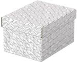 ESSELTE Tárolódoboz ESSELTE Home S méret fehér 3 darabos (628280)