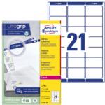 AVERY Etikett AVERY L7160-100 63, 5x38, 1mm univerzális 2100 címke/doboz 100 ív/doboz (L7160-100)