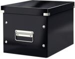 LEITZ Tároló doboz LEITZ Click&Store M méret kocka fekete (61090095)
