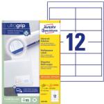 AVERY Etikett AVERY 3659-200 97x42, 3 mm fehér univerzális 2640 címke/doboz 200+20 ív/doboz (3659-200)