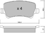 AISIN Set placute frana AISIN BPFO-2002 (BPFO-2002)