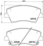 HELLA Set placute frana HELLA 8DB 355 039-041 (8DB 355 039-041)