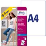 AVERY Textilre vasalható fólia AVERY MD1001 világos pólóra vasalható tintasugaras nyomtatóhoz 5 lapos (MD1001)