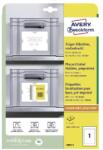AVERY Etikett AVERY 8003-5 220x160 mm hordozó címke 5 címke/csomag (8003-5)