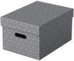 ESSELTE Tárolódoboz ESSELTE Home M méret szürke 3 darabos (628283)
