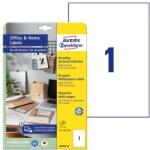 AVERY Etikett AVERY LR3478-10 210x297mm környezetbarát 10 címke/doboz 10 ív/doboz (LR3478-10)