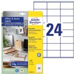 AVERY Etikett AVERY LR3475-10 70x36mm környezetbarát 240 címke/doboz 10 ív/doboz (LR3475-10)