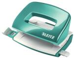 Leitz Lyukasztó LEITZ Nexxt Wow mini 2 lyukú fém 10 lap metál jégkék (50601051)