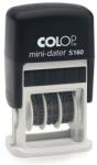 COLOP Bélyegző dátum COLOP Printer S160 fekete ház fekete párna (BE01051600)
