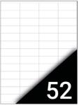 FORTUNA Etikett FORTUNA 52, 5x21, 2mm univerzális 5200 címke/doboz 100 ív/doboz (01.03457) - vectraline