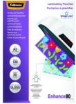Fellowes Lamináló fólia FELLOWES A/3 80 mikron fényes 100/csom (5306207)