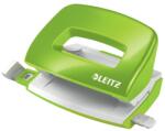 Leitz Lyukasztó LEITZ Nexxt Wow mini 2 lyukú fém 10 lap metál zöld (50601054)