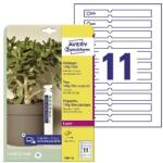 AVERY Etikett AVERY T3007-10 160x17 mm átfűzhető kertészeti címke fólia 120 címke/csomag (T3007-10)