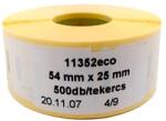 DYMO Etikett DYMO Label Writer 25x54 mm 500 darabos (11352ECO)
