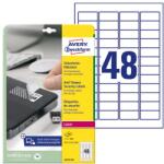 AVERY Etikett AVERY L6113-20 45, 7x21, 2mm laser biztonsági 960 címke/doboz 20 ív/doboz (L6113-20) - vectraline