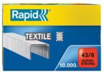 RAPID Tűzőkapocs RAPID Superstong 43/6 textil horganyzott 10000 darabos (24872200)