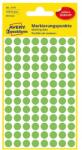 AVERY Etikett AVERY 3179 jelölőpont 8mm neon zöld 416 darabos (3179)