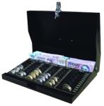 Strauss Metal Kassza zárható (forint) fekete (SM010708)