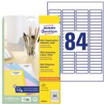 AVERY Etikett AVERY L7656-25 46x11, 1mm 2100 címke/doboz 25 ív/doboz (L7656-25)