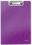 LEITZ Felírótábla LEITZ Wow A/4 kemény műanyag fedeles lila (41990062) - vectraline