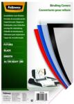 Fellowes Előlap FELLOWES Futura A/4 280 mikron polipropilén matt fekete 100/csom (5476602) - vectraline