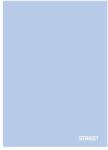STREET Füzet sima STREET A/5 42 lapos PP Pastel (63337)