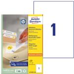 AVERY Etikett AVERY L4735REV-100 210x297 mm univerzális visszaszedhető 100 címke/doboz 100 ív/doboz (L4735REV-100)