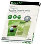 LEITZ Meleglamináló fólia LEITZ ILam standrard A/5 80 mikronos UDT technológiával 100 darabos (74920000)