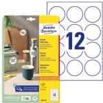 AVERY Etikett AVERY L3416-10 kör alakú 60 mm átmérő 120 címke/doboz 10 ív/doboz (L3416-10)