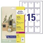 AVERY Etikett AVERY T3003-10 50x50 mm függő címke fólia 150 címke/csomag (T3003-10)