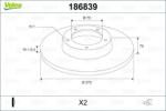 VALEO Disc frana VALEO 186839 (186839)