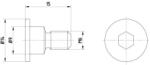 HELLA Surub, disc frana HELLA 8DZ 355 209-011 (8DZ 355 209-011)