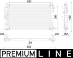 MAHLE Radiator, racire motor MAHLE CR 2594 000P (CR 2594 000P)