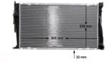 MAHLE Radiator, racire motor MAHLE CR 1162 000S (CR 1162 000S)