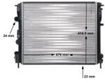 MAHLE Radiator, racire motor MAHLE CR 35 000S (CR 35 000S) - fixbox