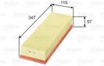 VALEO Filtru aer VALEO 585098 (585098)