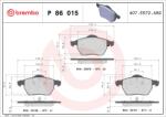 BREMBO Set placute frana BREMBO P 86 015 (P 86 015)